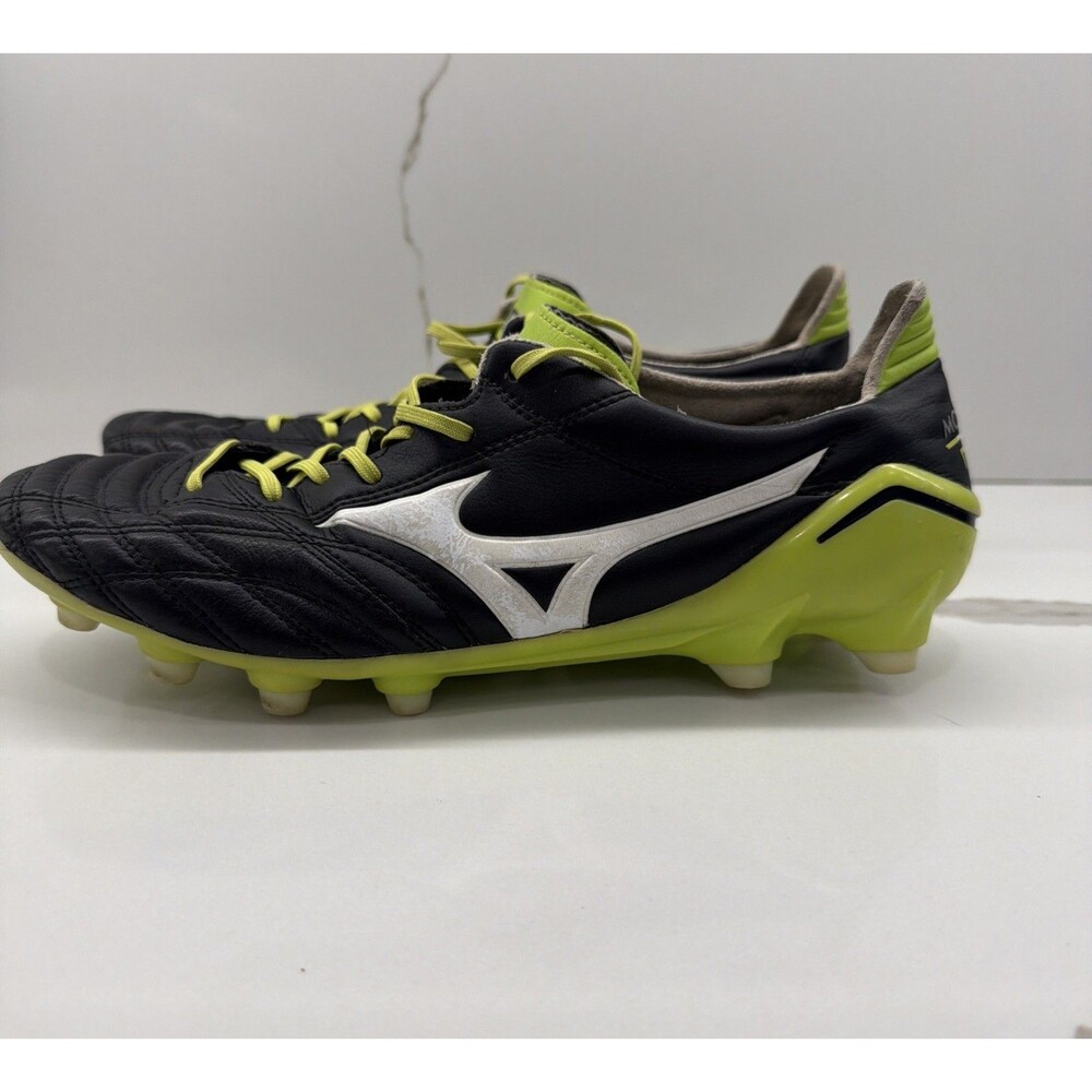 Mizuno Morelia Neo MD Football Soccer Cleats US Size 9.5 Black / Neon